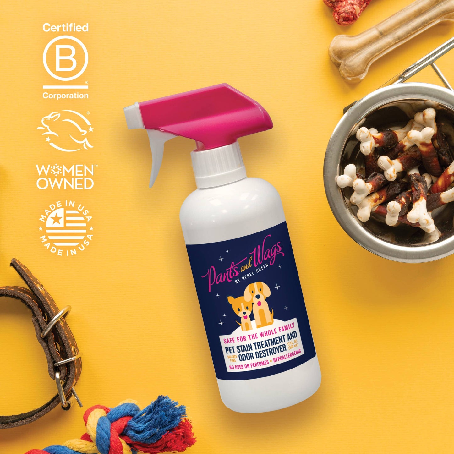 Pet Stain Eliminator & Odor Destroyer- Orange Chamomile 17oz