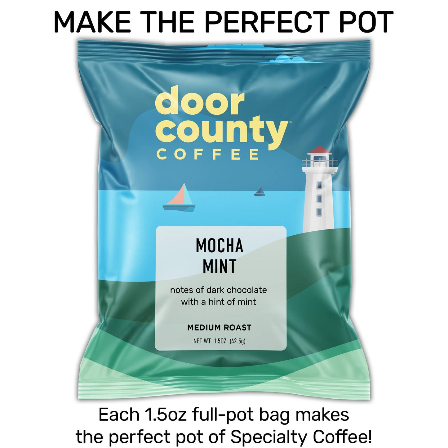 Coffee Medium Roast-Mocha Mint Flavored-1.5oz