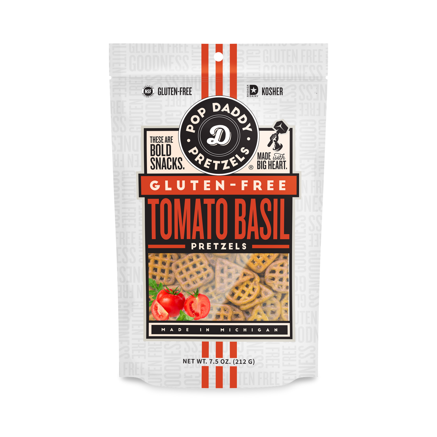 Gluten Free Tomato Basil Pretzels