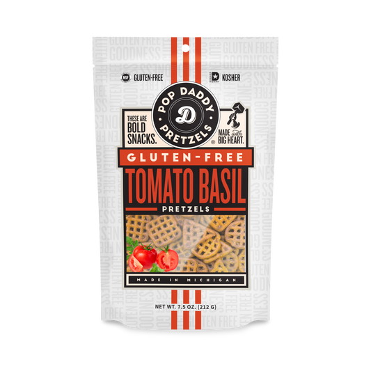 Gluten Free Tomato Basil Pretzels