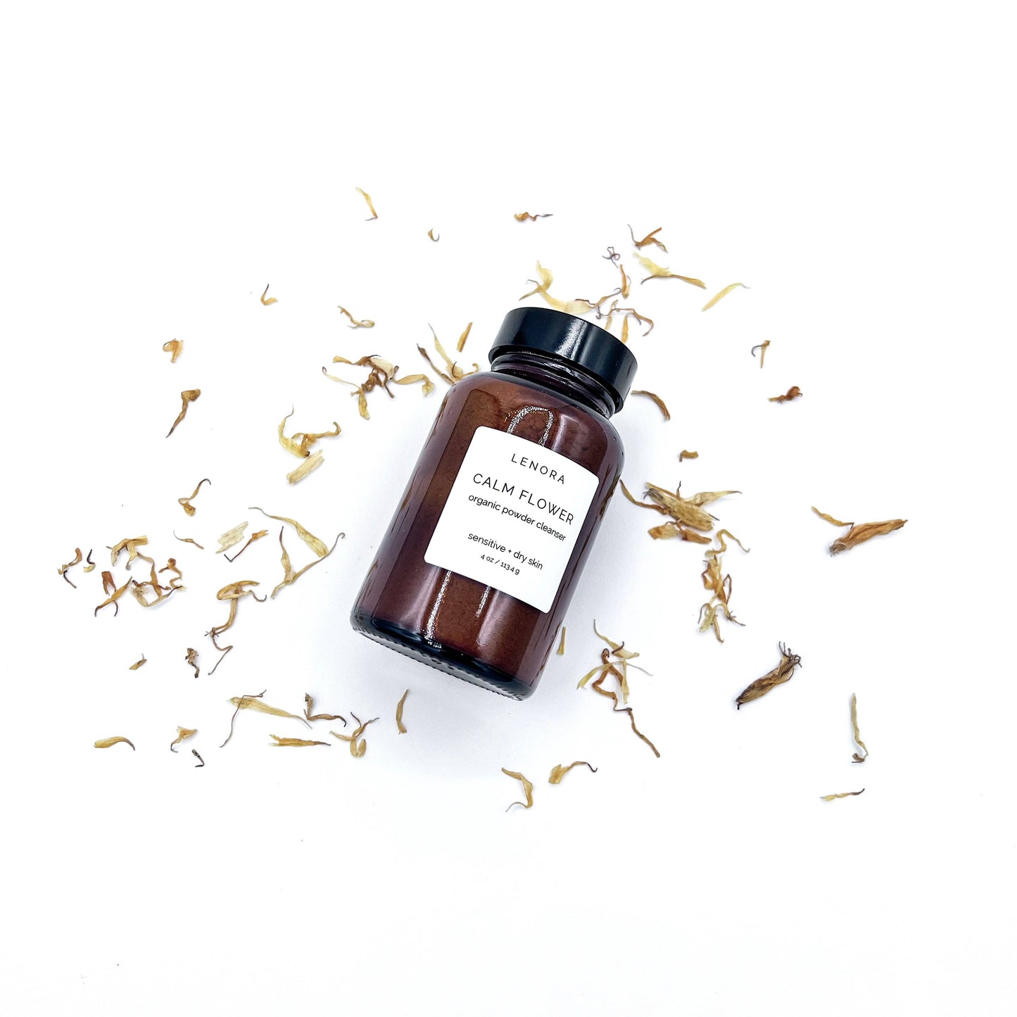Organic Calm Flower Cleansing Powder-Face or Body