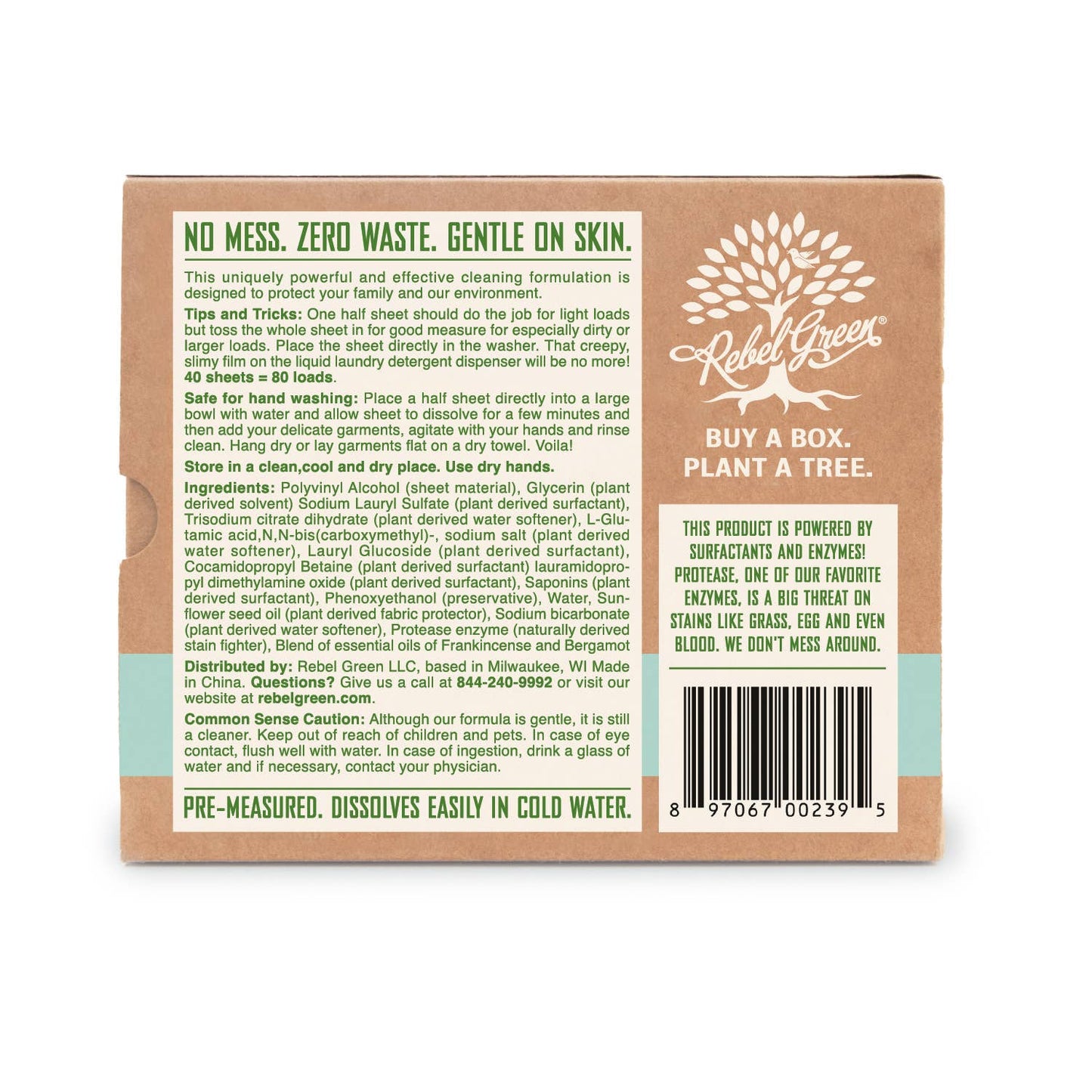 Laundry Detergent Sheets- Frankincense & Pine