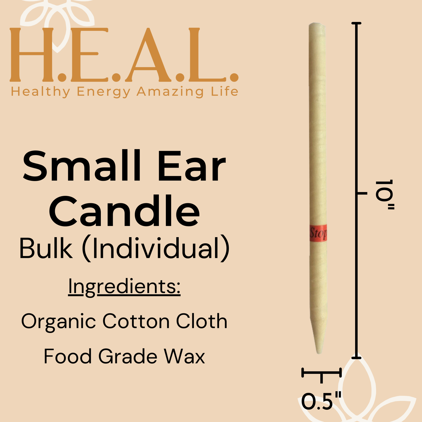 Unscented Ear Candles by Doc Harmony