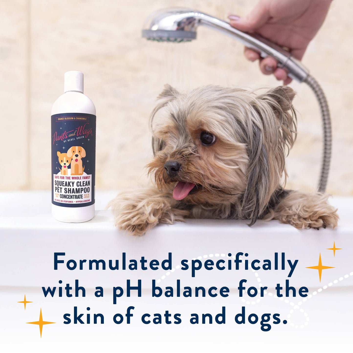 Squeaky Clean Pet Shampoo- Orange Chamomile 16oz