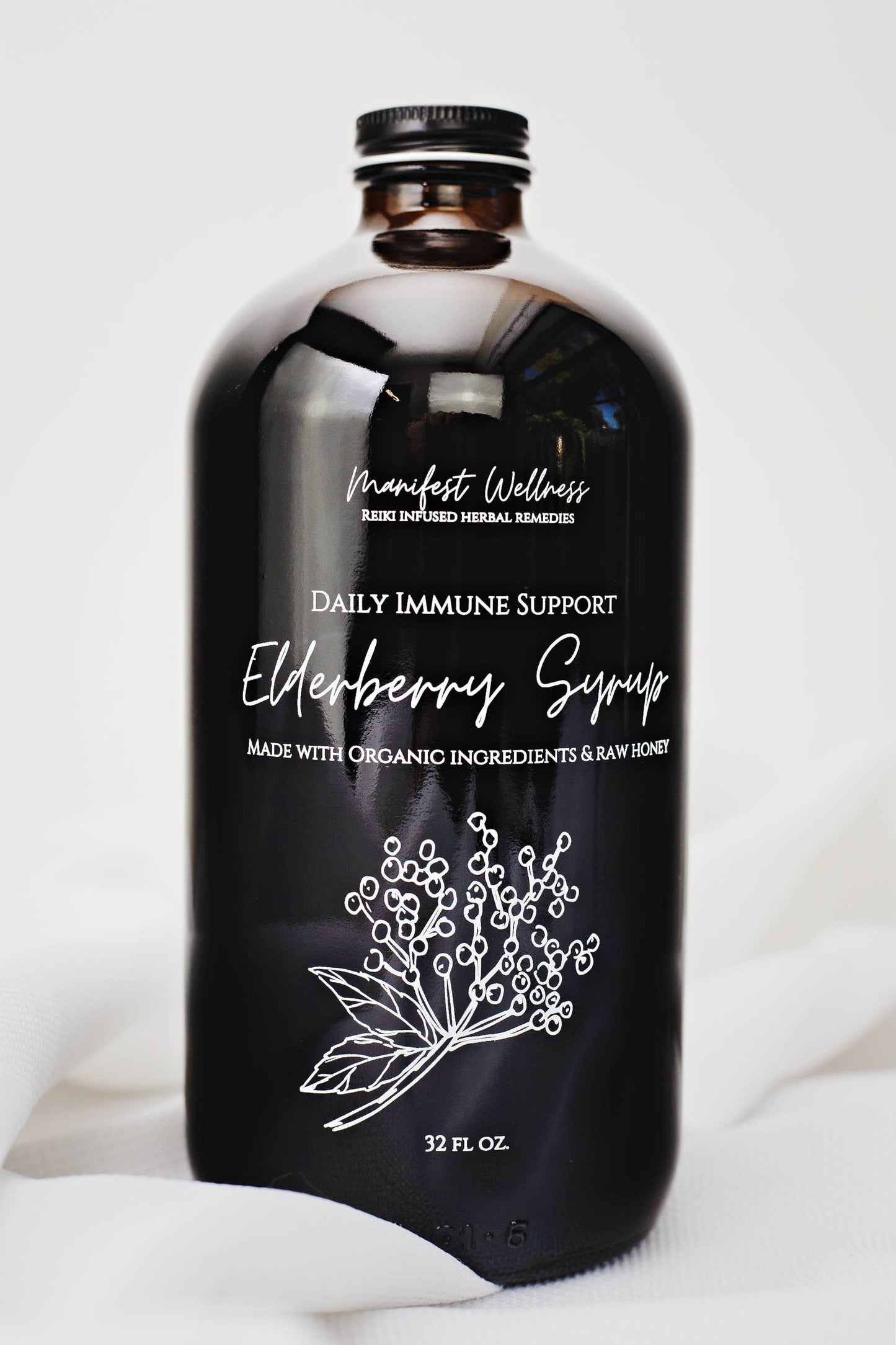 Elderberry Syrup made with Organic Ingredients