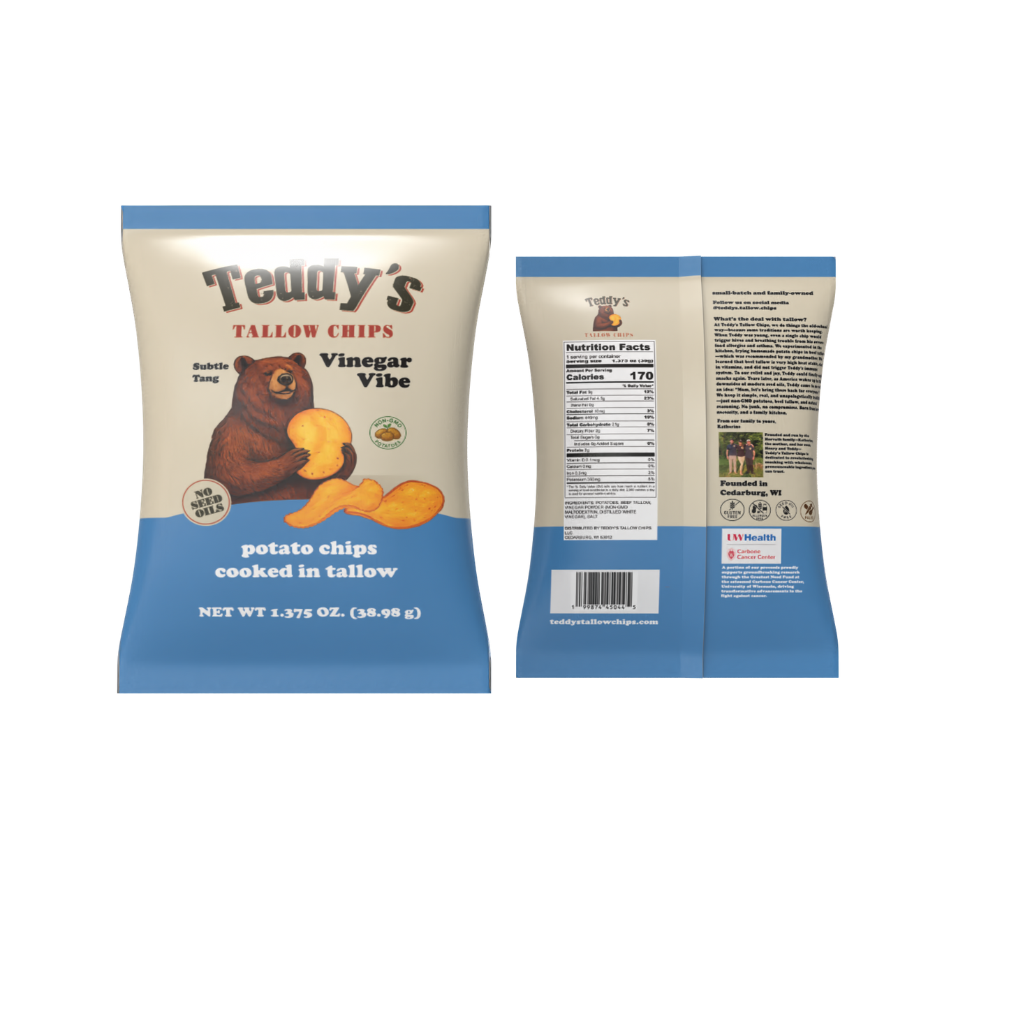Vinegar Vibe-Tallow Chips